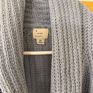 A New Day Women's Light Gray Cardigan